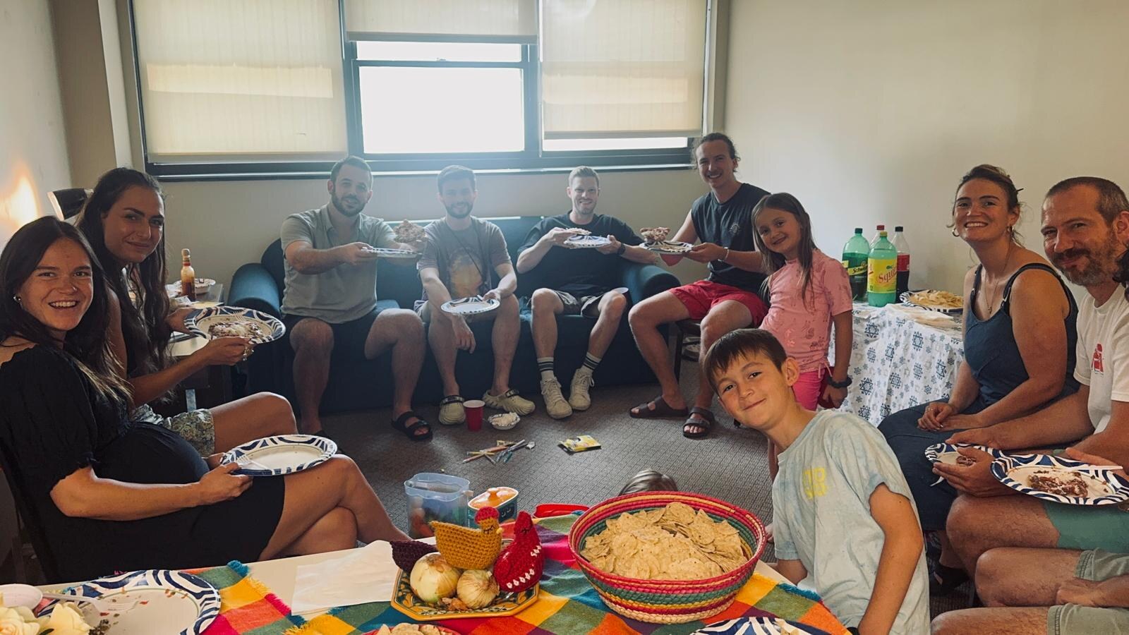 Convivencia con integrantes del grupo SOLU